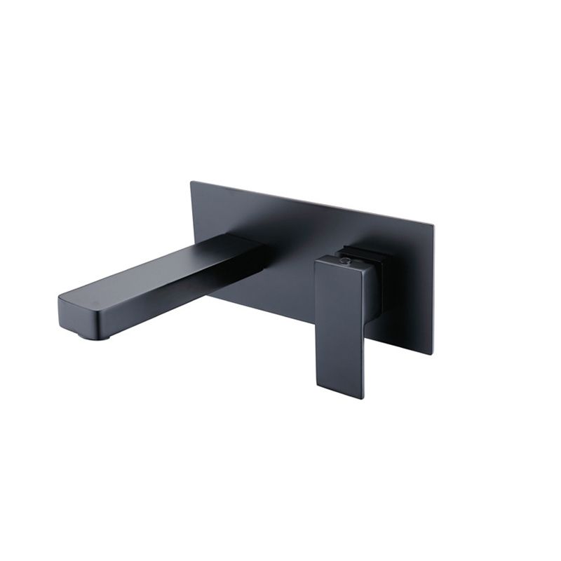 Modern Wall Mounted Faucets Copper Widespread Wall Mounted Bathroom Sink Faucet