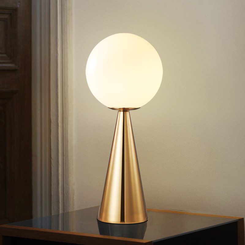 Glass Global Table Light Contemporary Style Nights and Lamp for Bedroom