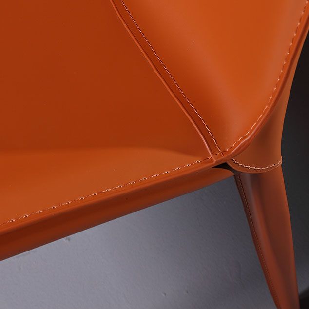 Chaises de salle à manger de style contemporain chaises latérales en métal sans arme pour cuisine