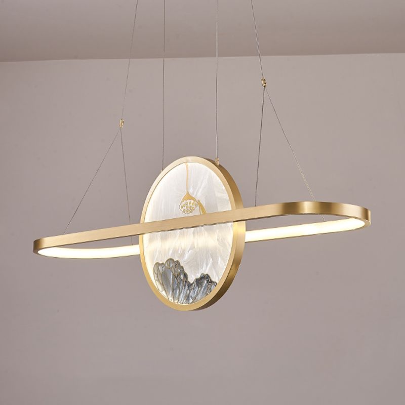 Contemporary Kitchen Pendant Lights Geometric Metal 2 Light Island Lighting Ideas