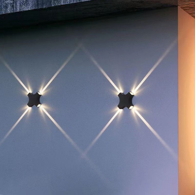 LED Wall Lamp Modern Style Wall Mount Lamp with Aluminum Shade for Bedroom