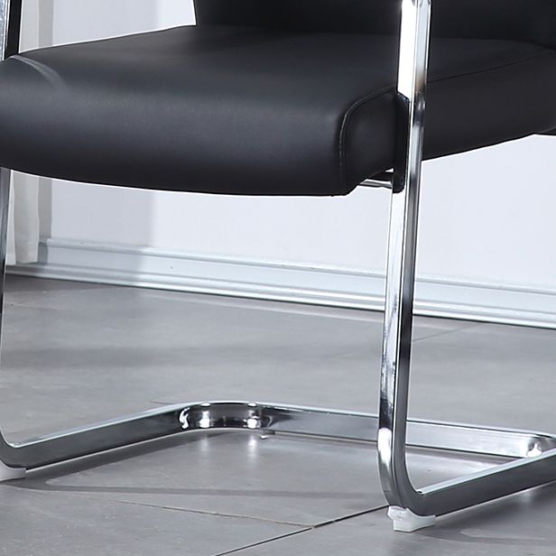 Contemporary Faux Leather Arm Chair Conference Mid-Back Office Chair