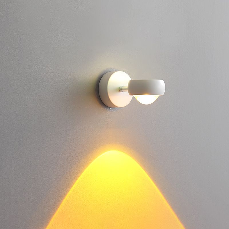 Éclairage mural géométrique en métal Style contemporain 1 luminaire mural lumineux