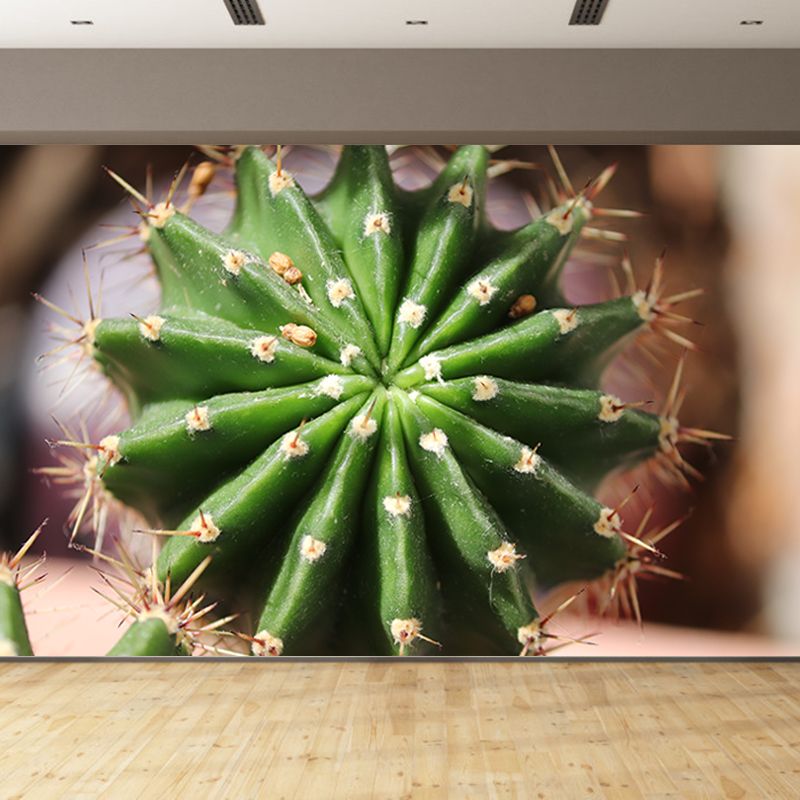 Green Plant Mural Wallpaper Home Decor Water Resistant Wallpaper for Dining Room