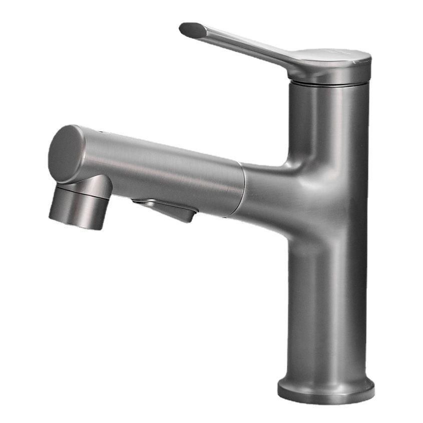 Modern Vessel Faucet Brass Single Handle Low Arc Vessel Faucet for Home