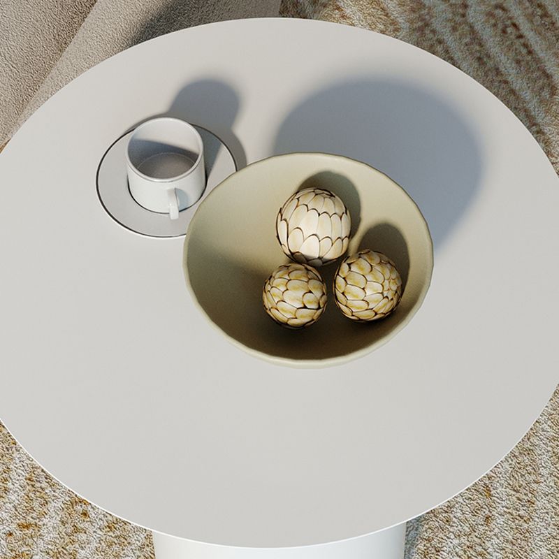 Metal Side End Table Pedestal Side End Table for Living Room