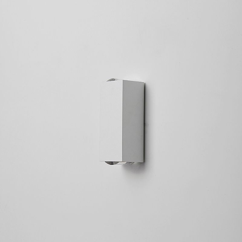 Modern Concise LED Waterproof Wall Lamp Aluminium Rectangular Spotlight for Exterior Spaces