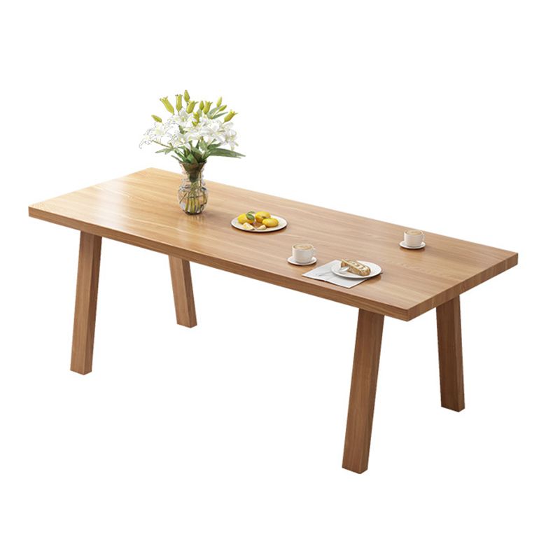 Minimalist Pine Dining Room Table Set 1/2/7 Pieces Home Table and Chairs