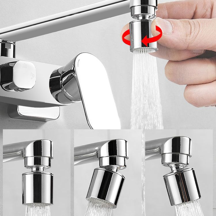 Kitchen Faucet Single Lever Handle Swivel Spout Chrome 2 Holes Bar Faucet