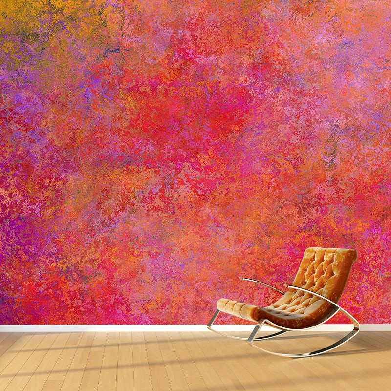 Illustration Mottled Texture Mural Mildew Resistant Wallpaper Sleeping Room Wall Mural