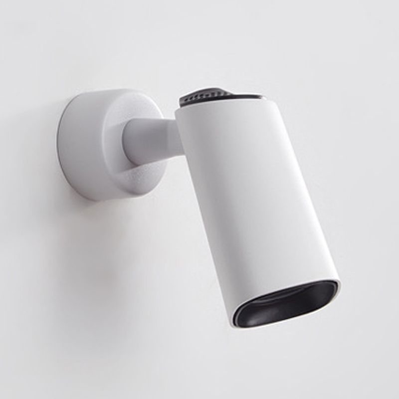 Modern Style Cylinder Wall Sconces Metal 1 Light Wall Mounted Reading Lights