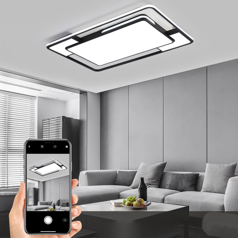 LED Flush Mount Ceiling Fixture Modernist Flush Light for Living Room Dinning Room