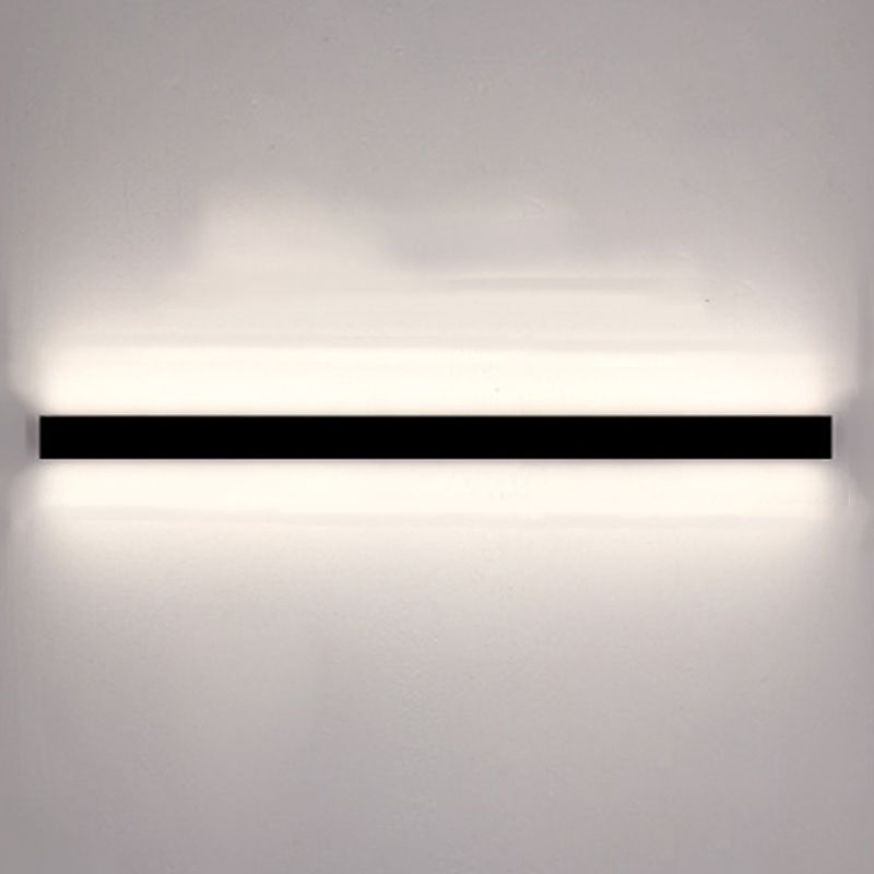 Modern Style Linear Wall Sconce Lights Metal 1 Light Wall Lighting Ideas