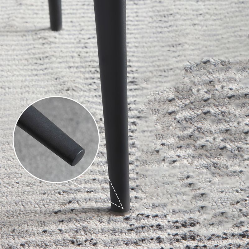 Industrial Faux Leather Dining Chairs Wingback Arm Side Chair for Kitchen