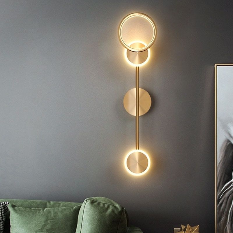 Acrylic Wall Light Nordic Modern Linear LED Wall Sconce for Living Room