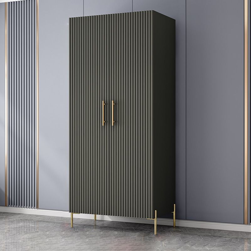 Manufactured Wood Kid's Wardrobe Contemporary Armoire Closet with Garment Rod
