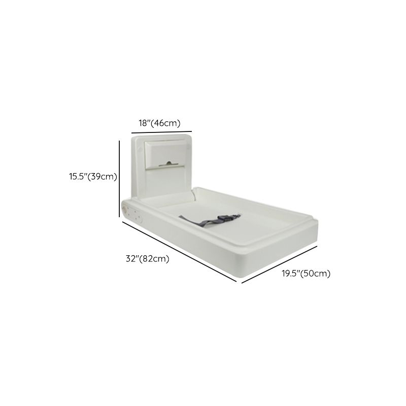Folding Baby Changing Table Modern Changing Table in Matte Finish