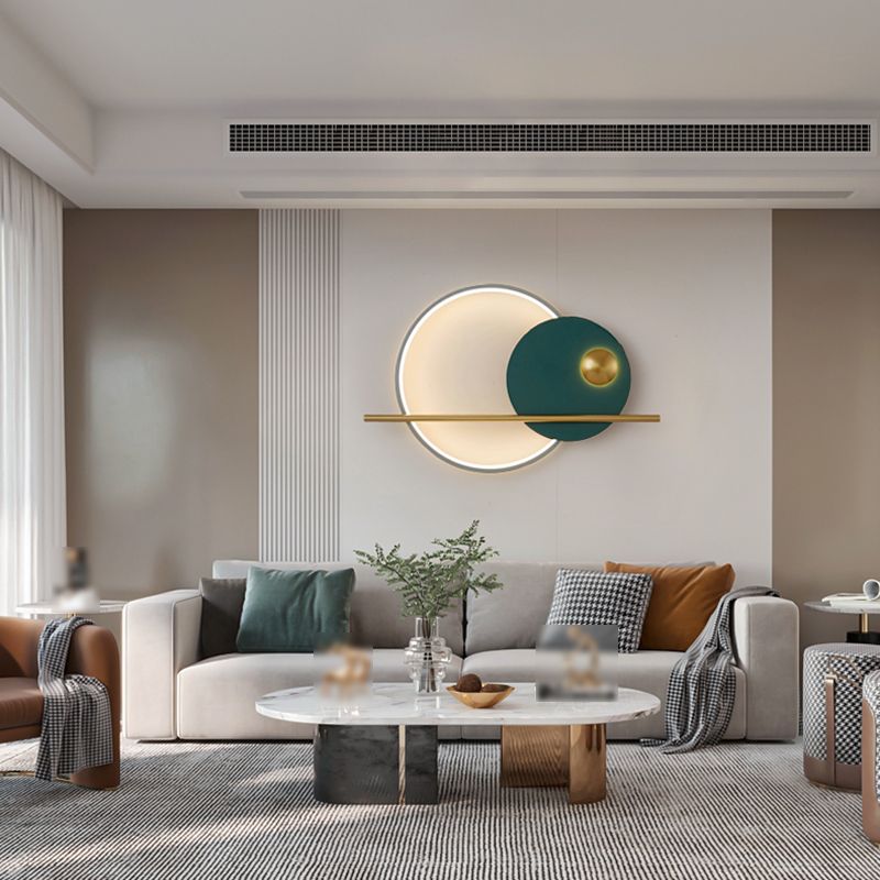 Macaron LED Wall Mount Light 1-Light Wall Light with Silica Gel Shade for Bedroom