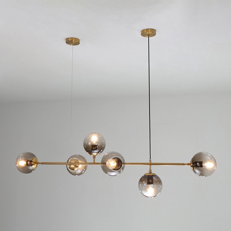 Modern Style Island Light Glass Hanging Light for Dining Room
