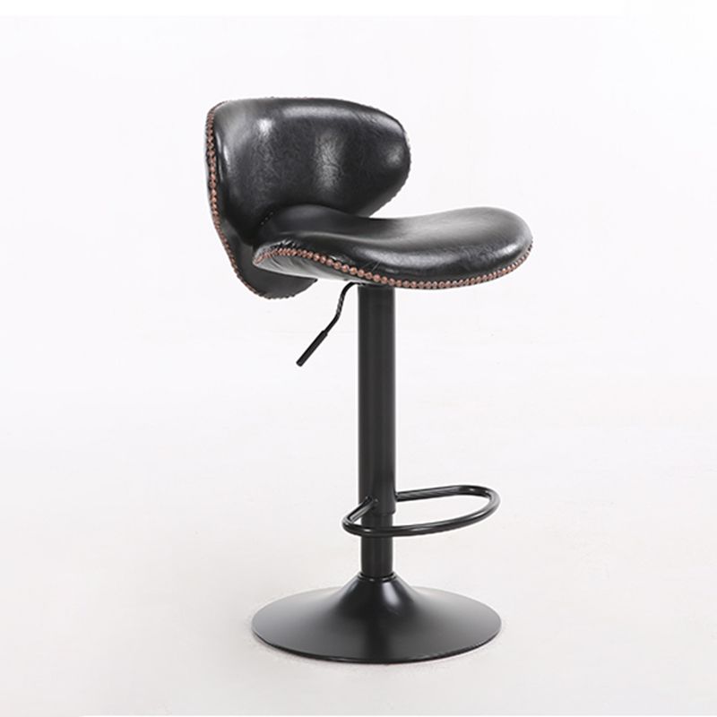 Modern Liftable Bar-stool PU Leather Counter Bar Stool with Metal Legs for Bristol