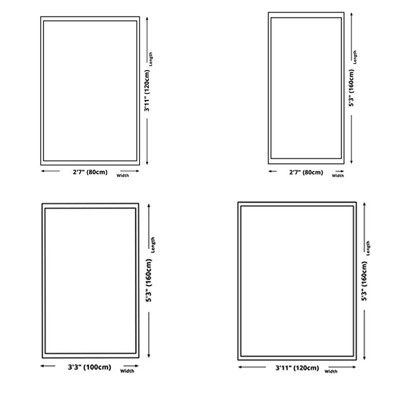 Stylish Modern Area Carpet Floral Pattern Polyester Area Rug Stain Resistant Area Rug for Home Decor