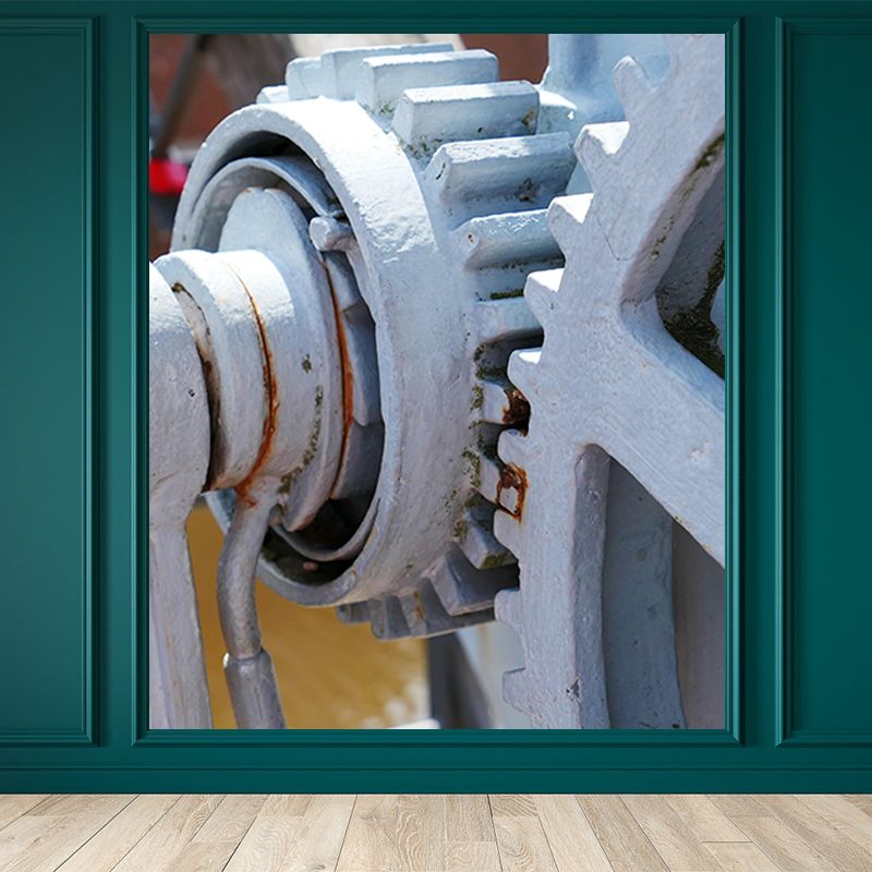 Customized Horizontal Photography Metal Mural Eco-friendly Wallpaper for Bedroom