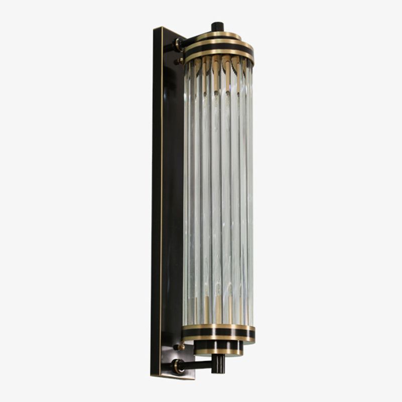 Cylinder Shape Metal Wall Light Modern Style Wall Light Sconce for Living Room