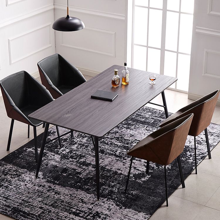 Sillas de estilo moderno sillón de comedor con patas de metal para cocina