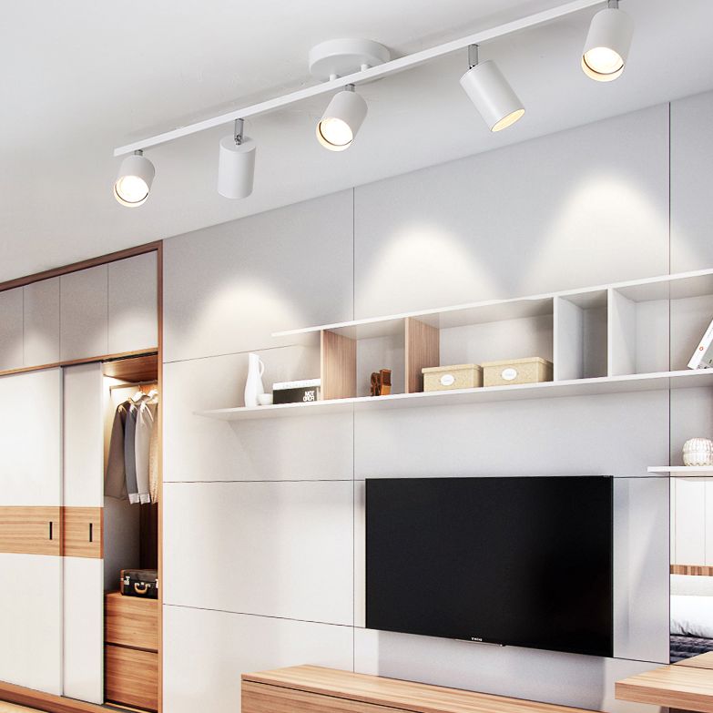 Lampadina moderna a supporto moderno a montaggio del soffitto cilindro.