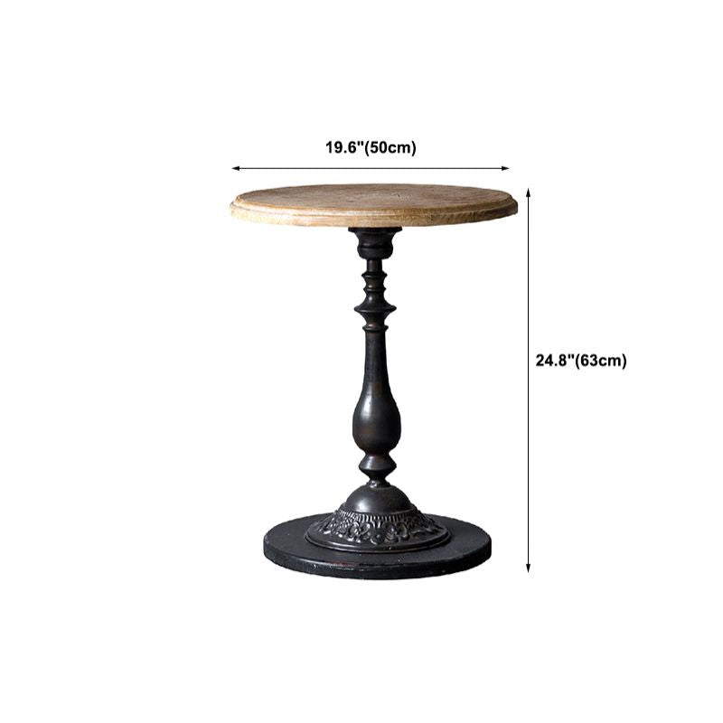 French Country Distressed Wood Coffee Table Set for Living Room
