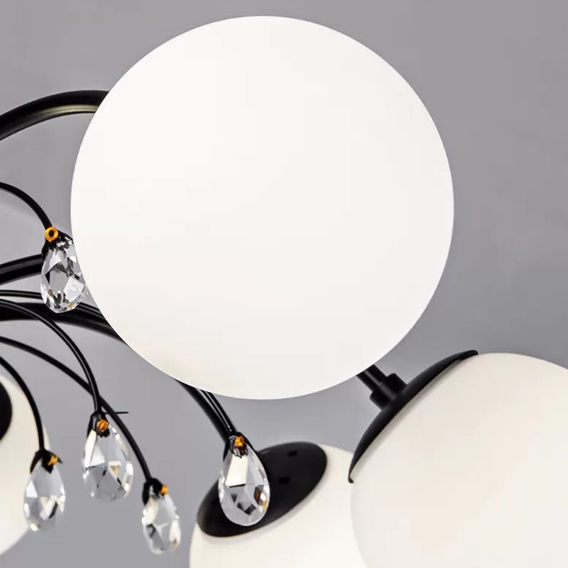 Globe Pendant Lights Modern Glass Pendant Lighting Fixture for Living Room