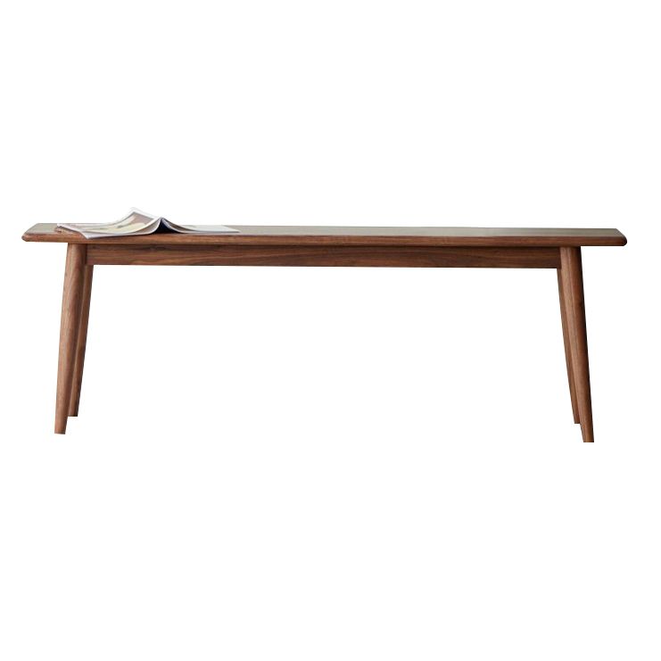 Mesa de comedor rectangular contemporánea con tapa de madera de pino y 4 patas