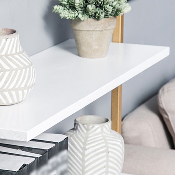 Industrial Wall Mounted Bookshelf Iron Frame Solid Wood Shelf Bookshelf