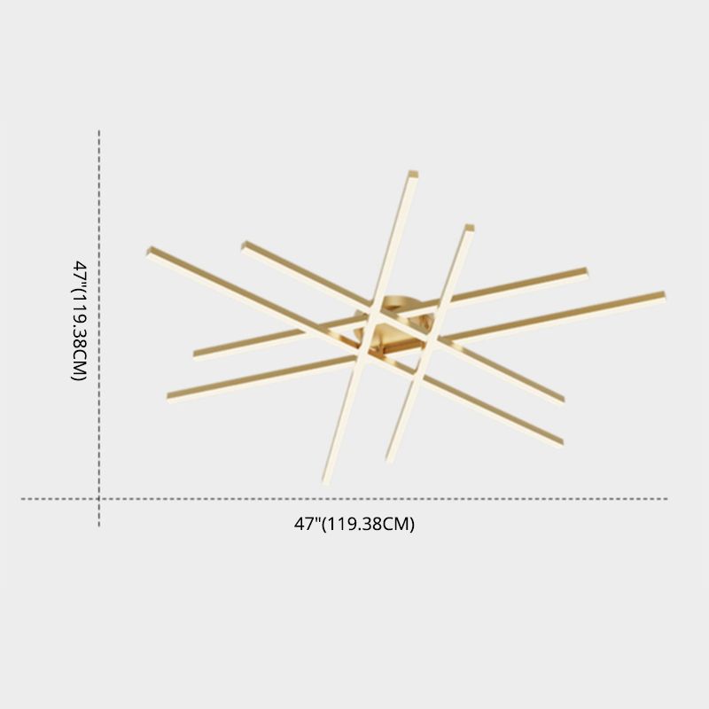 Nuovo moderno moderno moderno a filo a piombo Luce montata a soffitto per soggiorno per soggiorno