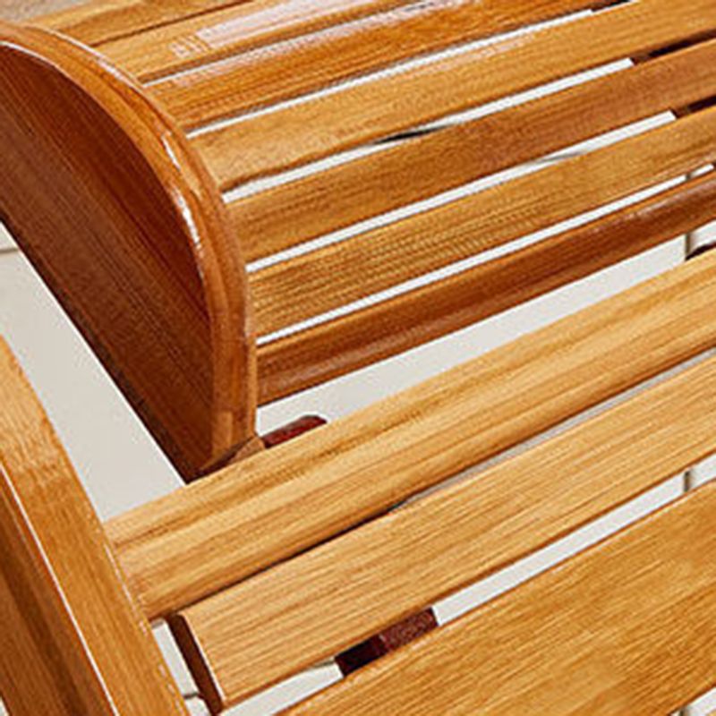 Modern Rocking Chair Bamboo Rocker Chair with Removable Cushions