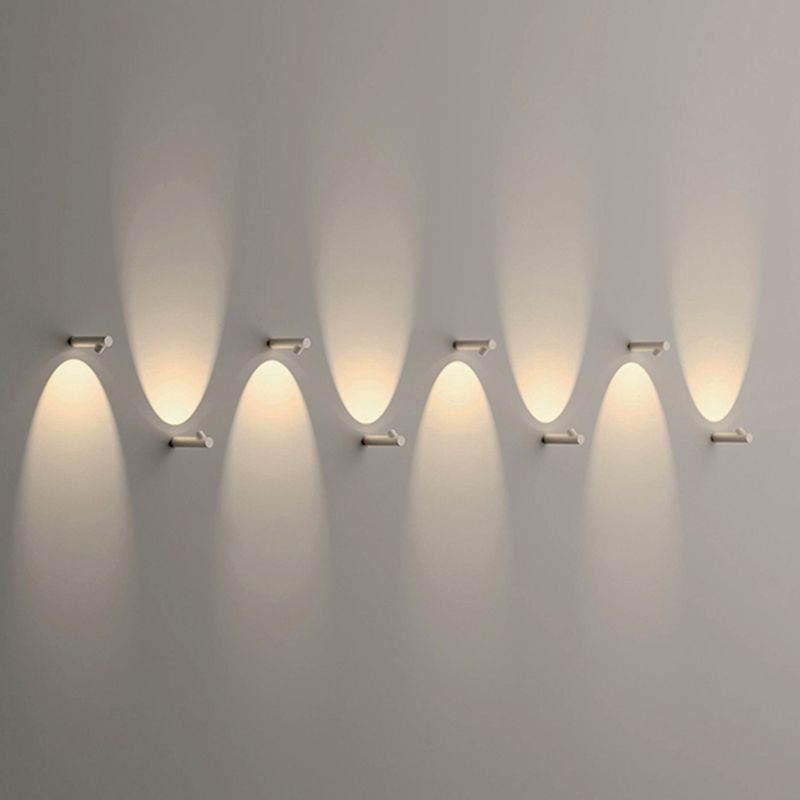 Modernos apliques al aire libre lavadora de pared para la pared con metal para el pasillo