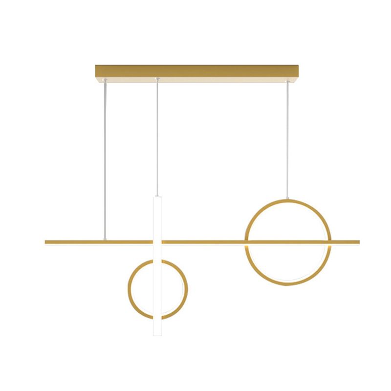 Modern Island Lighting Linear LED Ceiling Light for Dining Room