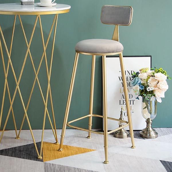 Glam 1/4/5 Pieces Bar Table Set Rectangle Stone Counter Table with High Stools for Balcony