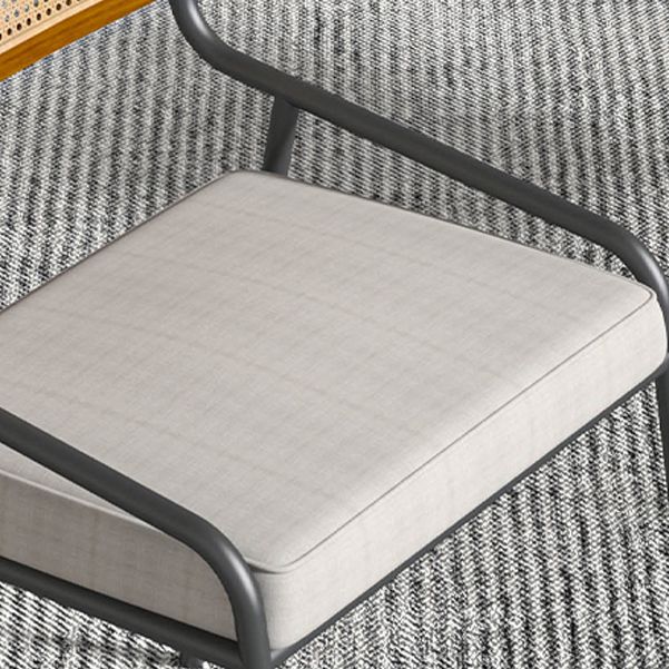 Industrial Open Back Dining Chair Fabric Dining Chairs for Home