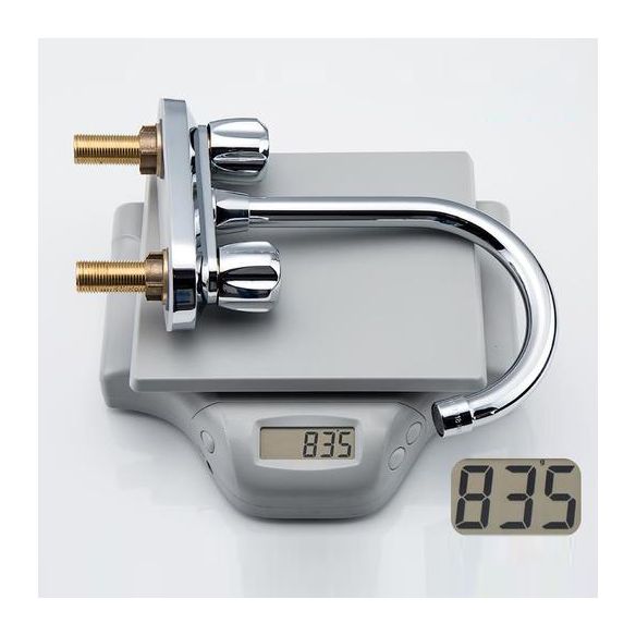 Modern Style Bathroom Faucet Double Handles Faucet Swivel Spout Faucet