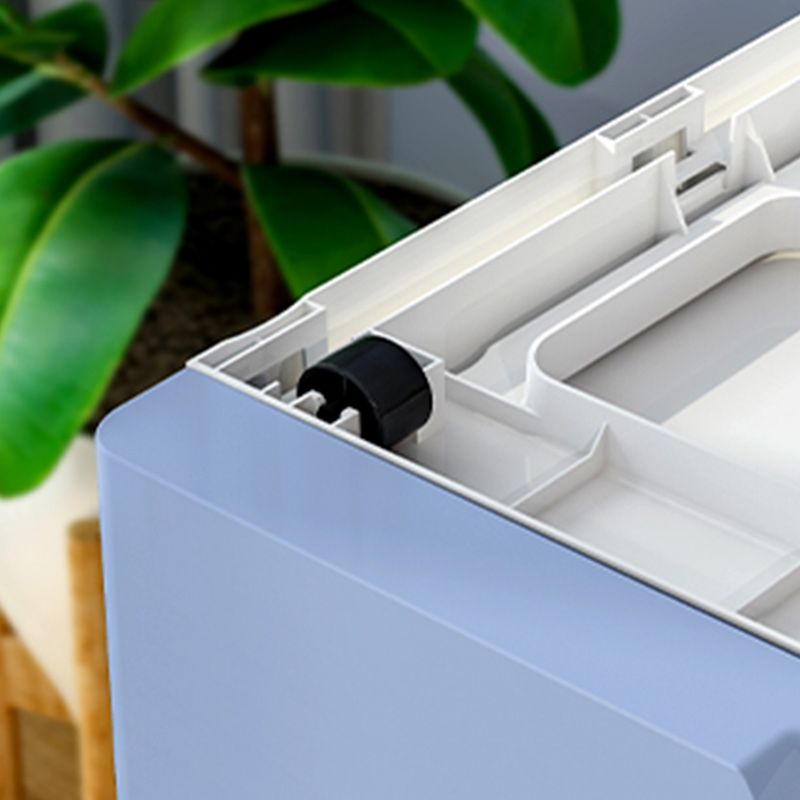 Modern Style Non-Hanging Armoire Plastic Home Cabinet with Drawers