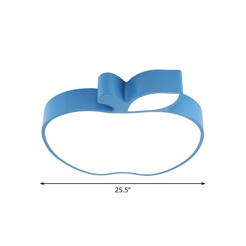 Apple Kindergarten-Unterputz-LED-Licht, Acryl-Cartoon-Decken-Unterputzleuchte in Blau