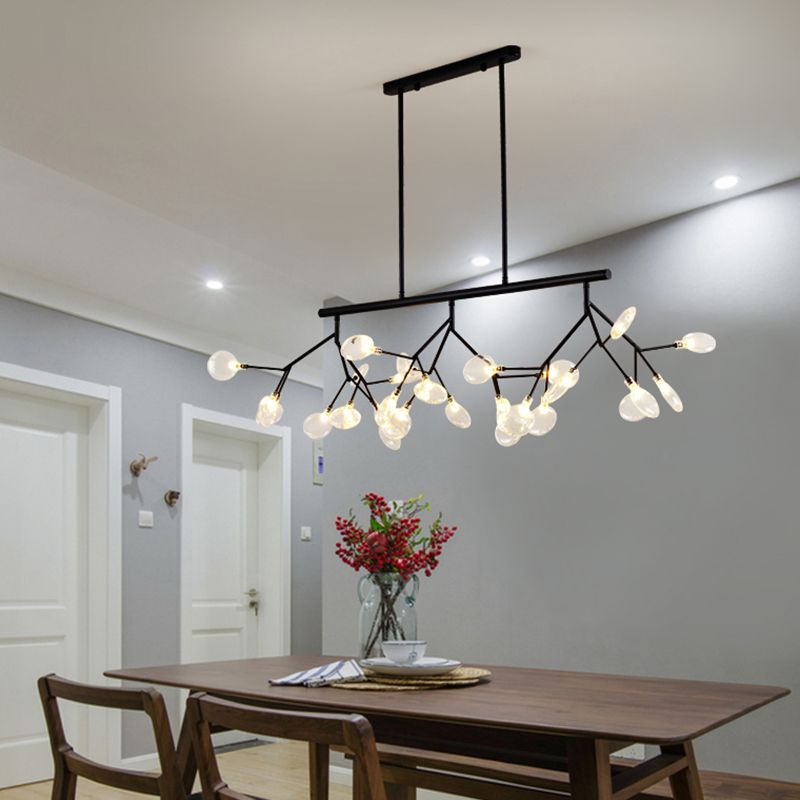 Modern Style Firefly Island Pendant Simple 27 Lights Island Light for Bedroom