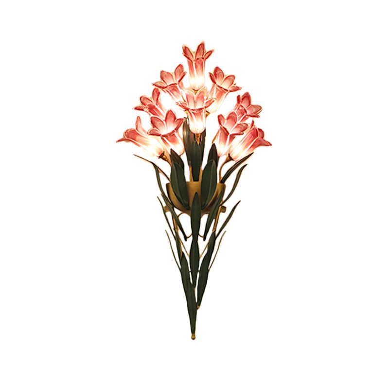 Kit di lampada da parete per bouquet di giglio
