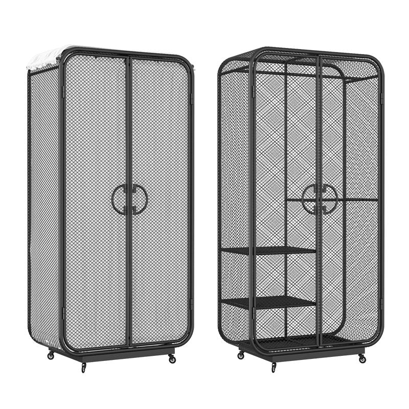 Modern Style Wardrobe Closet Metal Wardrobe Cabinet for Home