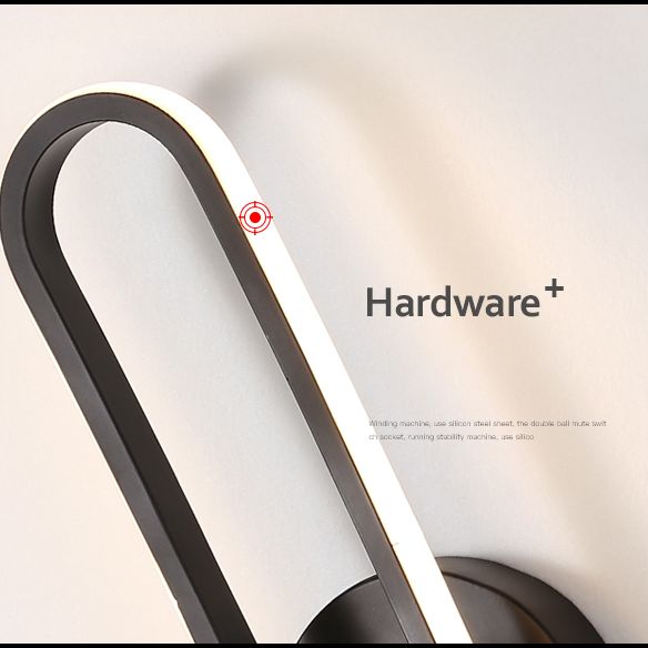 Apliques de pared oblata de estilo minimalista moderno placas de luz