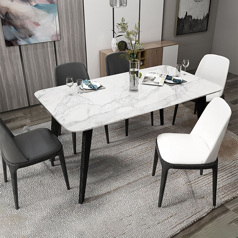 Sillas de comedor de estilo moderno, cocina, comedor, sillas laterales sin brazos con patas de madera