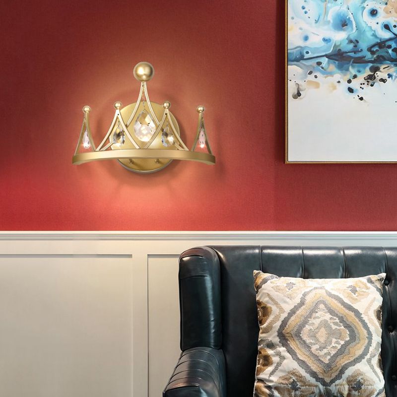 Postmoderne 1 Tête Murce Conce Golden Mur Murd Lightture pour le salon