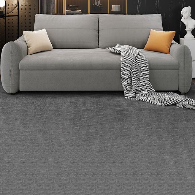 Contemporary Square Arm Standard Stain Resistant Sofa Bed in Grey
