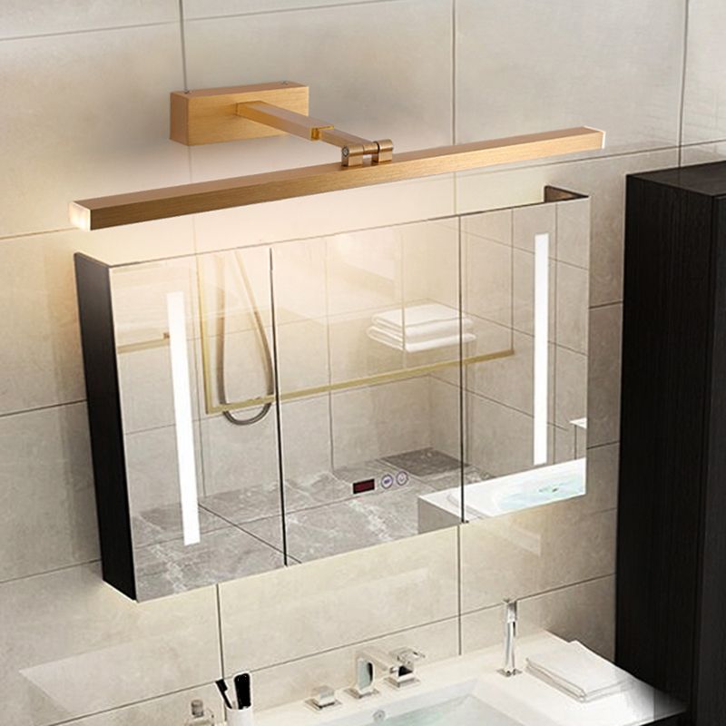 Modern Minimalist Style Linear Wall Mounted Vanity Lights Metal Vanity Lamp